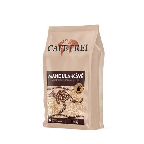 Kávé, pörkölt, szemes, 1000 g, CAFE FREI "Ausztrál", mandulás