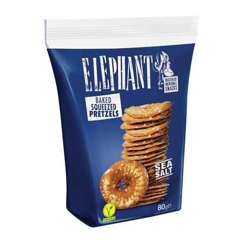 Chips-tallér, 80 g, ELEPHANT, sós