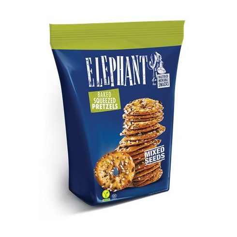 Chips-tallér, 70 g, ELEPHANT, szezámmagos