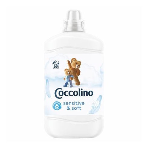 Öblítő, 1,7 l, COCCOLINO "Sensitive&Soft"