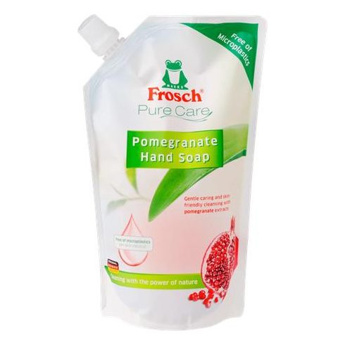 Folyékony szappan utántöltő, 500 ml, FROSCH, gránátalma