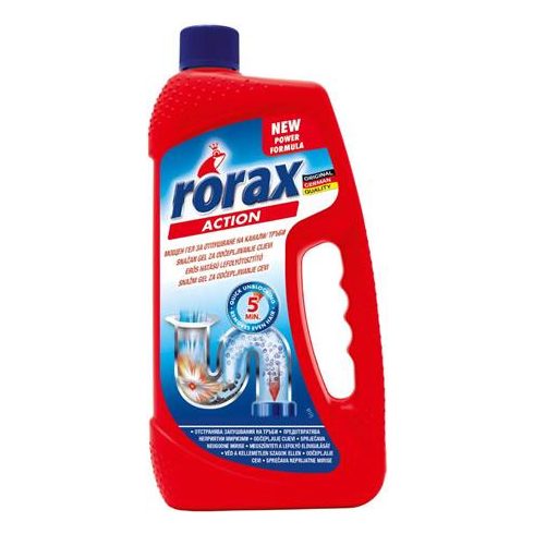 Lefolyótisztító gél, 1000 ml, RORAX