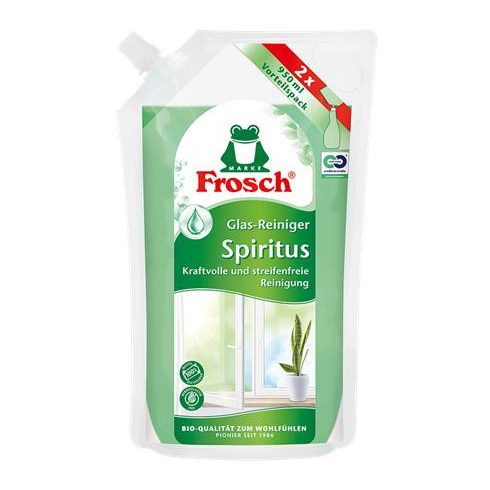 Ablaktisztító, spiritusszal, 950 ml, utántöltő, FROSCH