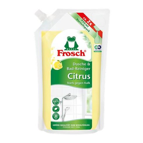 Fürdőszoba tisztítószer, 950 ml, utántöltő, FROSCH