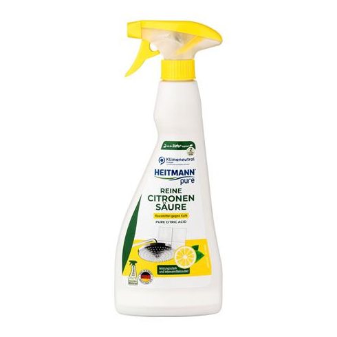 Vízkőoldó spray, citromsavval, 500 ml, HEITMANN "Pure"
