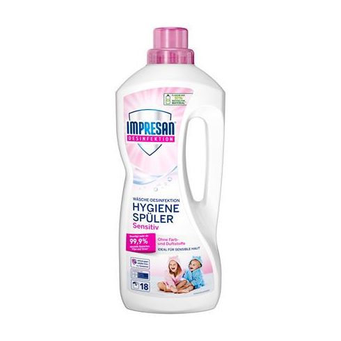 Fertőtlenítő mosószeradalék, 1,5 l, HEITMANN "Impresan", sensitive