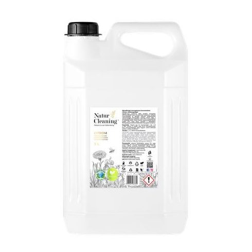 Mosogatószer koncentrátum, 5 l, NATURCLEANING, citrom