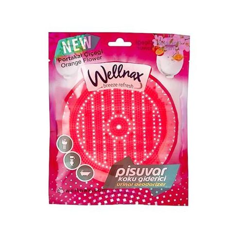 Piszoár illatosító rács, 50 g, "Wellnax", narancsvirág