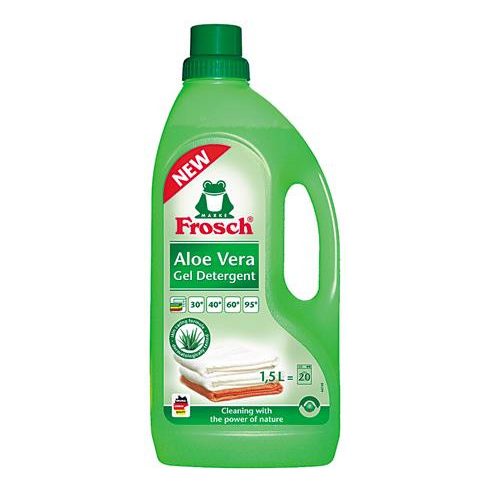 Folyékony mosószer, 1,5 l, FROSCH "Aloe Vera"