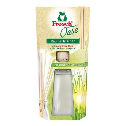 Légfrissítő, 90 ml, FROSCH "Oase", citromfű