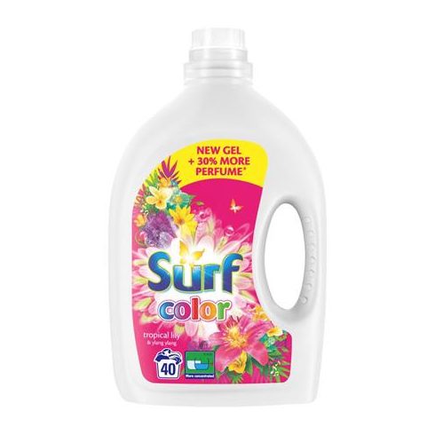 Mosógél, 40 mosáshoz, 2 l, SURF "Tropical"