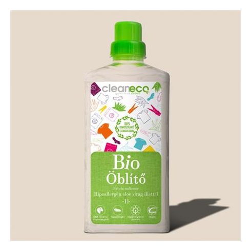 Öblítő, bio, 1 l, CLEANECO, aloe