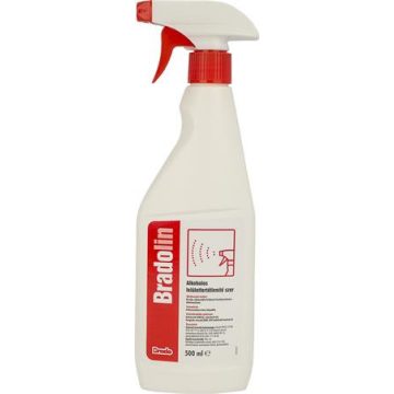   Felület fertőtlenítőszer, szórófejes, alkoholos, 0,5 l, BRADOLIN