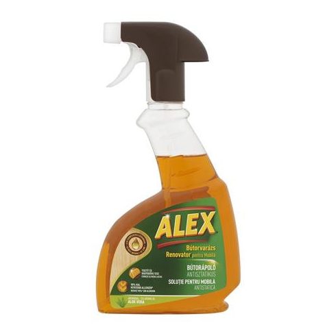 Bútorápoló, antisztatikus, 375 ml, ALEX, aloe vera
