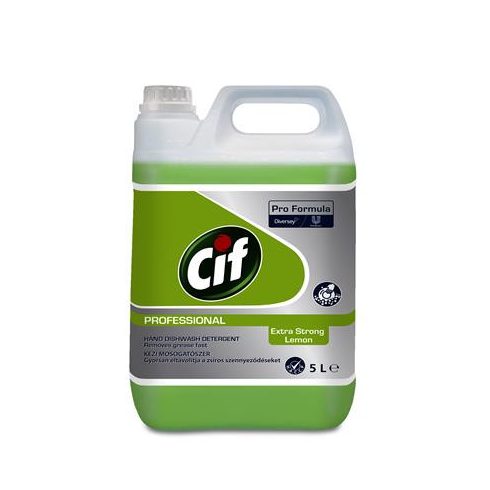 Mosogatószer, 5 l, CIF "Dishwash Extra Strong", citrom