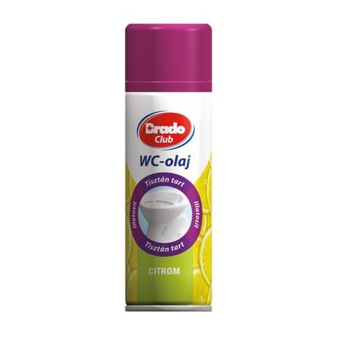 WC olaj, 200 ml, BRADOCLUB, citrom