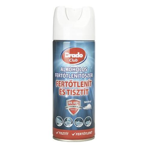 Fertőtlenítő spray, 400 ml, BRADOCLUB, neutral