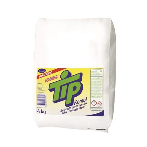 Mosogatópor, utántöltő, fertőtlenítő, 4 kg, TIP "Kombi professional"