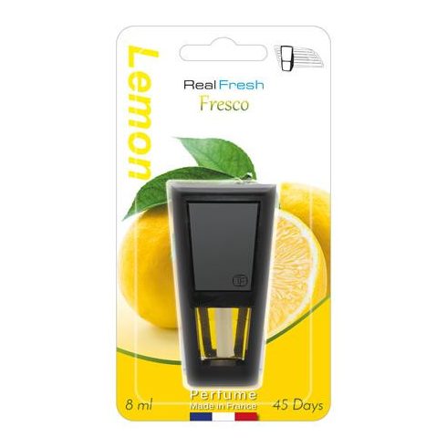 Autóillatosító készülék, 8 ml, "Real Fresh", citrom