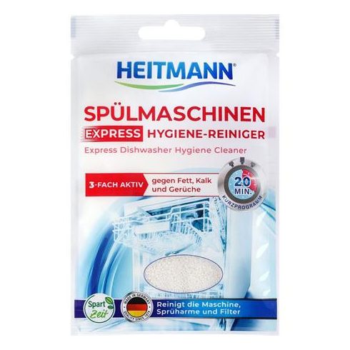 Mosogatógép tisztító por, 30 g, HEITMANN "Express"