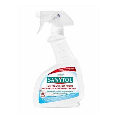 Házi poratka irtó spray, 300 ml, SANYTOL