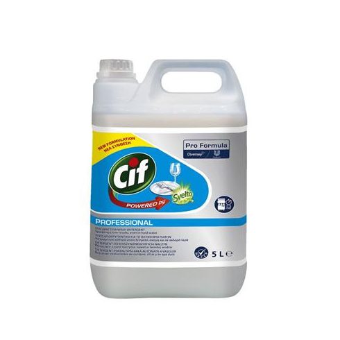 Gépi mosogatószer, kemény vízhez, 5 l, CIF "Pro Formula"