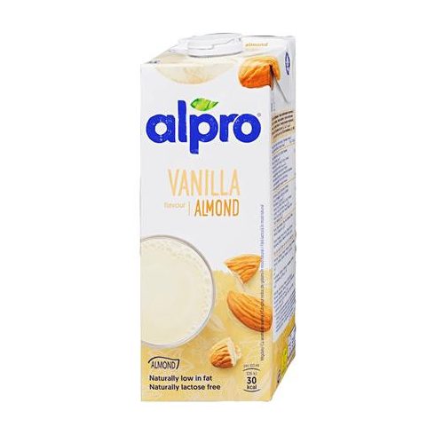 Növényi ital, dobozos, 1 l, ALPRO, vanília-mandula