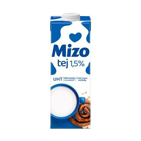 Tartós tej, visszazárható dobozban, 1,5%, 1 l, MIZO