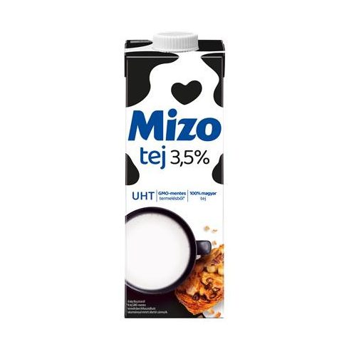 Tartós tej, visszazárható dobozban, 3,5%, 1 l, MIZO