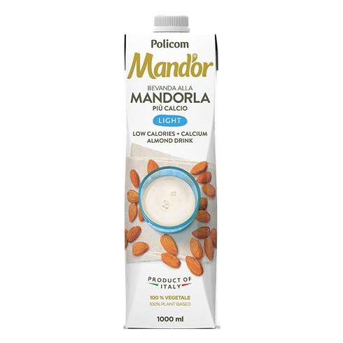 Növényi ital, dobozos, 1 l, MAND'OR "Prémium", light mandula kálciummal