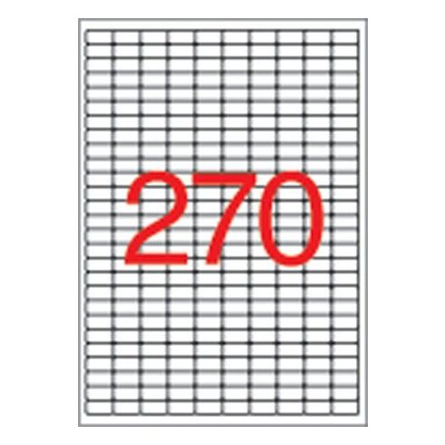 Etikett, univerzális, 17,8x10 mm, eltávolítható, kerekített sarkú, APLI, 6750 etikett/csomag