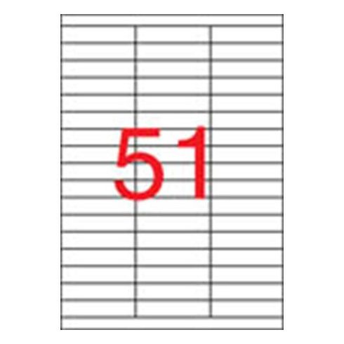 Etikett, univerzális, 70x16,9 mm, APLI, 5100 etikett/csomag