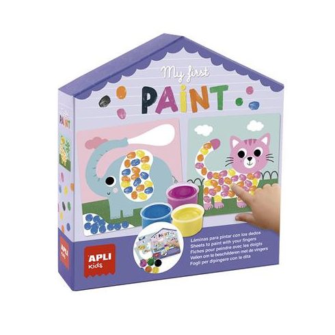Ujjfestő készlet, APLI Kids "My first paint", állatok