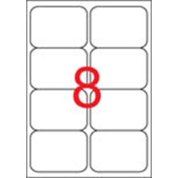   Etikett, univerzális, 99,1x67,7 mm, kerekített sarkú, APLI, 800 etikett/csomag