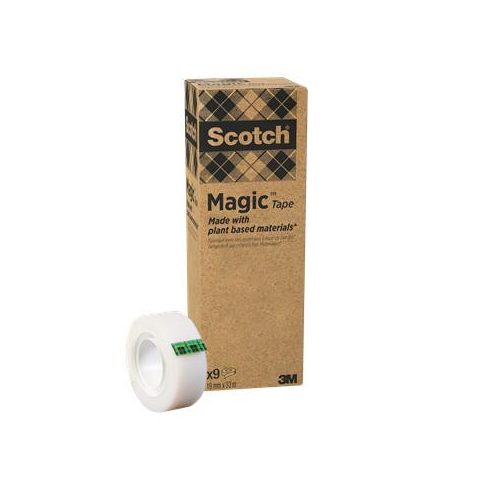 Ragasztószalag, 19 mm x 33 m, környezetbarát, 3M "Scotch® Magic™", áttetsző