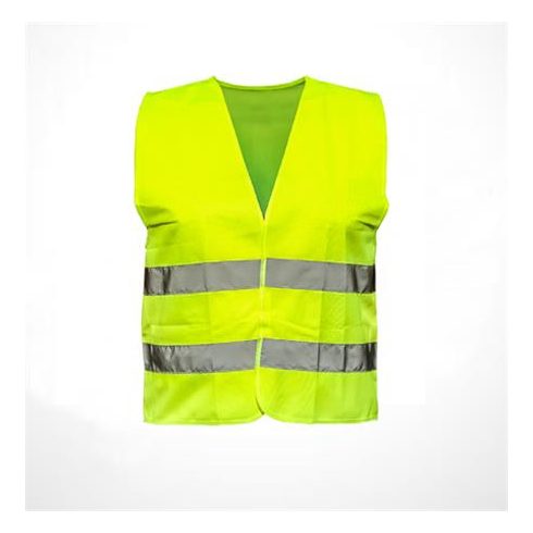 Mellény, jól láthatósági, XL méret, "Guarder", sárga