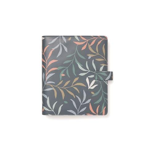 Kalendárium, gyűrűs, betétlapokkal, A5, FILOFAX "Botanical", sötétkék