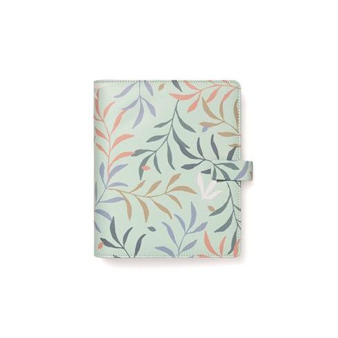 Kalendárium, gyűrűs, betétlapokkal, A5, FILOFAX "Botanical", menta