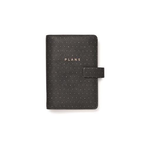 Kalendárium, gyűrűs, betétlapokkal, personal méret, FILOFAX "Moonlight", fekete