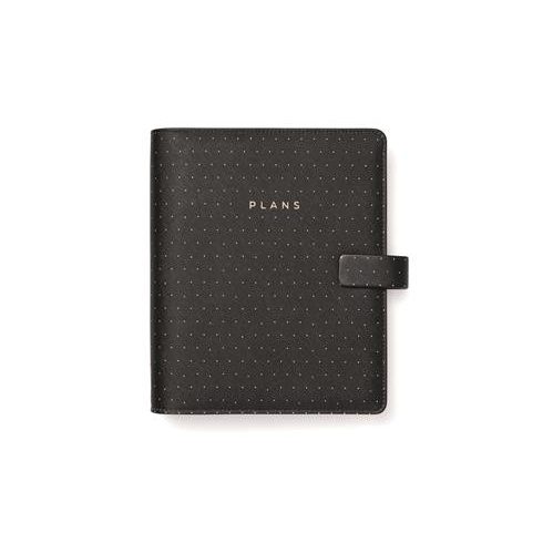 Kalendárium, gyűrűs, betétlapokkal, A5, FILOFAX "Moonlight", fekete