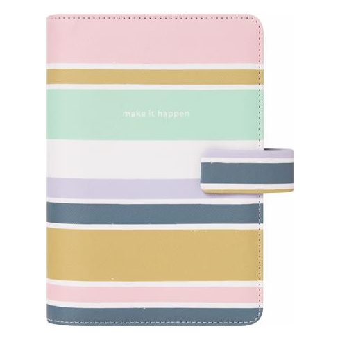 Kalendárium, gyűrűs, betétlapokkal, pocket méret, FILOFAX "Good Vibes"