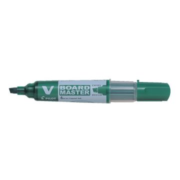  Táblamarker, 2,2-5,2 mm, vágott, PILOT "V-Board Master", zöld