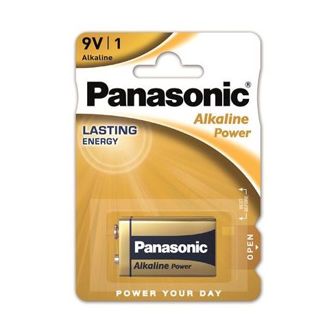 Elem, 9V, 1 db, PANASONIC "Alkaline power"