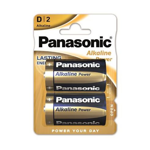 Elem, D góliát, 2 db, PANASONIC "Alkaline power"