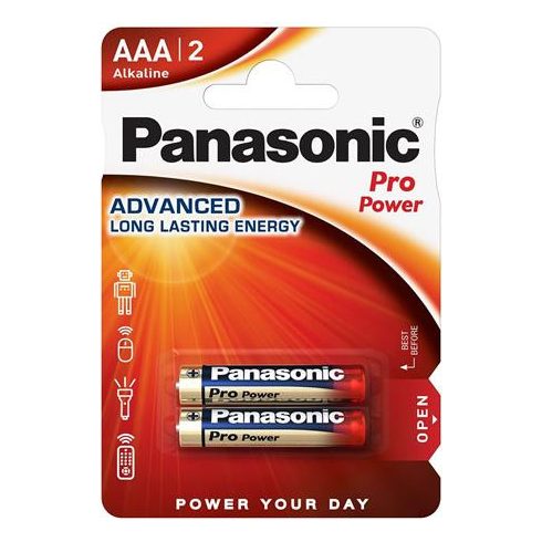 Elem, AAA mikro, 2 db, PANASONIC "Pro power"