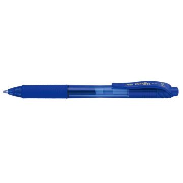   Zseléstoll, 0,35 mm, nyomógombos, PENTEL "EnerGelX BL107", sötétkék