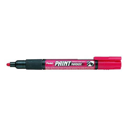 Lakkmarker, 2 mm, kúpos, PENTEL "MMP20", piros