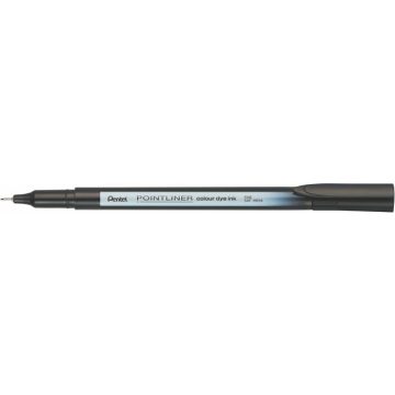 Tűfilc, 0,4 mm, PENTEL "Pointliner", fekete