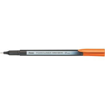   Tűfilc, 0,4 mm, PENTEL "Pointliner", narancssárga