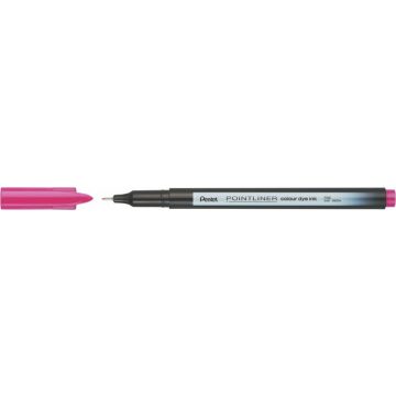 Tűfilc, 0,4 mm, PENTEL "Pointliner", rózsaszín